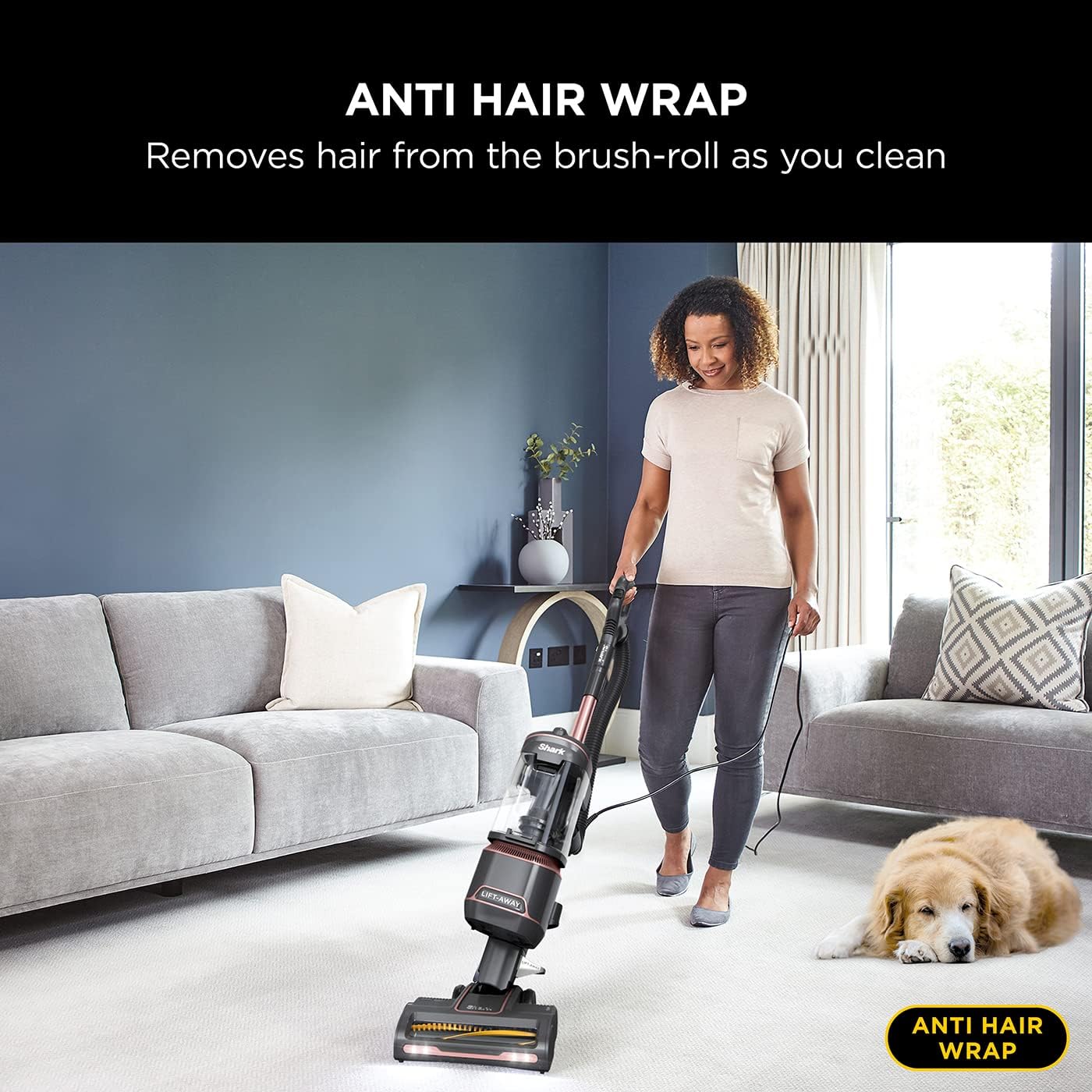 Buy Alann Trading Limited,Shark NZ690UKT Pet Upright Vacuum Cleaner - Anti Hair Wrap, Lift-Away, LED Lights, 1.1L, 750W, Rose Gold - Gadcet UK | UK | London | Scotland | Wales| Near Me | Cheap | Pay In 3 | Vaccum Cleaner